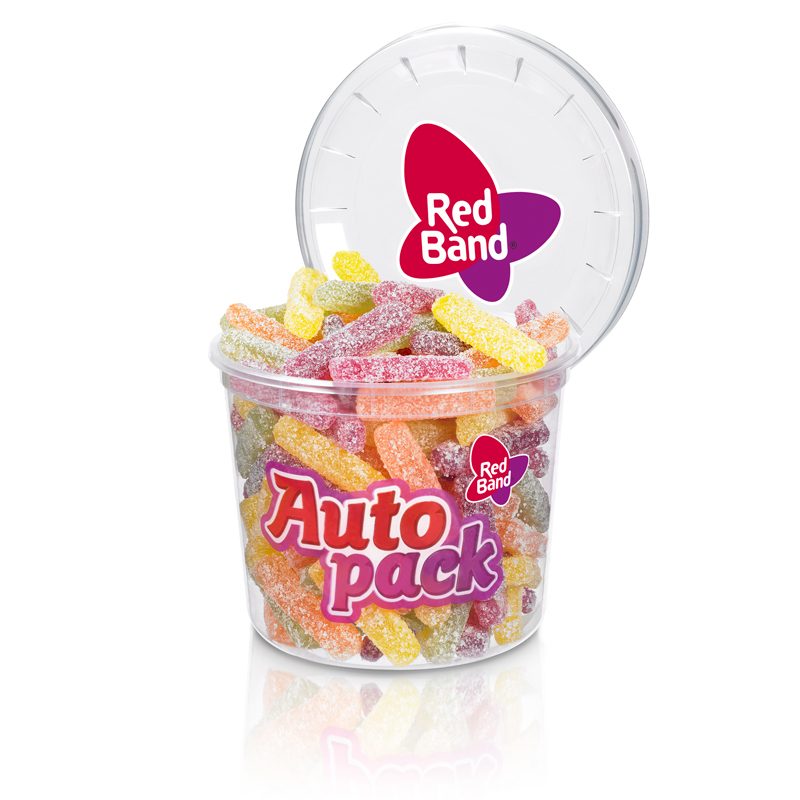 Red Band Gummi Stäbchen super sauer Autopack 185g - Red Band