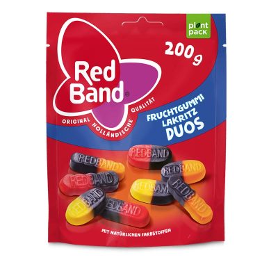 Red Band Fruchtgummi Lakritz Duos Premium Stehbeutel 200g