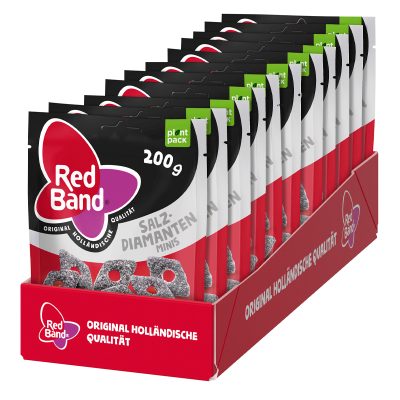 Red Band Salzdiamanten Minis Premium Stehbeutel 200g TRAY