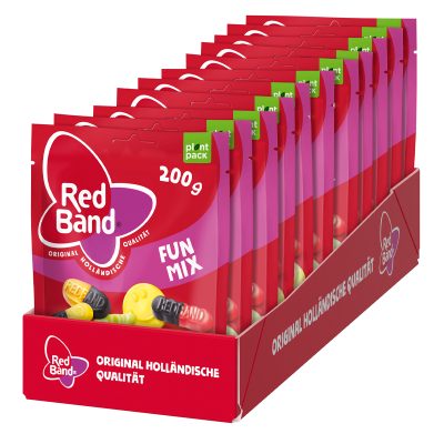 Red Band Fun Mix Premium Stehbeutel 200g TRAY