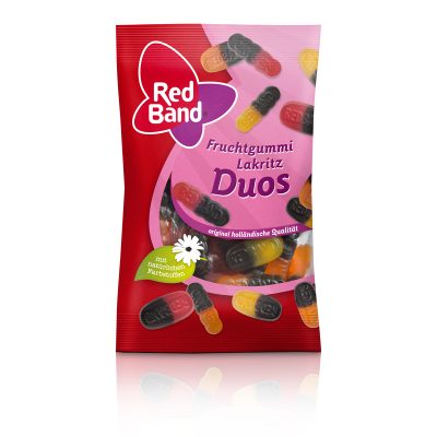 Red Band Fruchtgummi Lakritz Duos Snackpack 100g