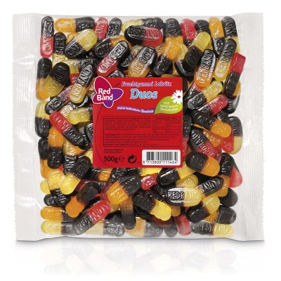 Red Band Fruchtgummi Lakritz Duos Family Beutel 500g