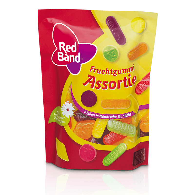 Red Band Fruchtgummi Assortie Premium Stehbeutel 200g