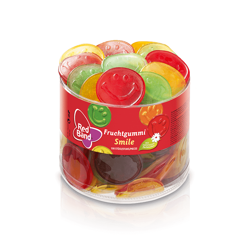 Red Band Fruchtgummi Smile Klarsichtdose 100 Stk